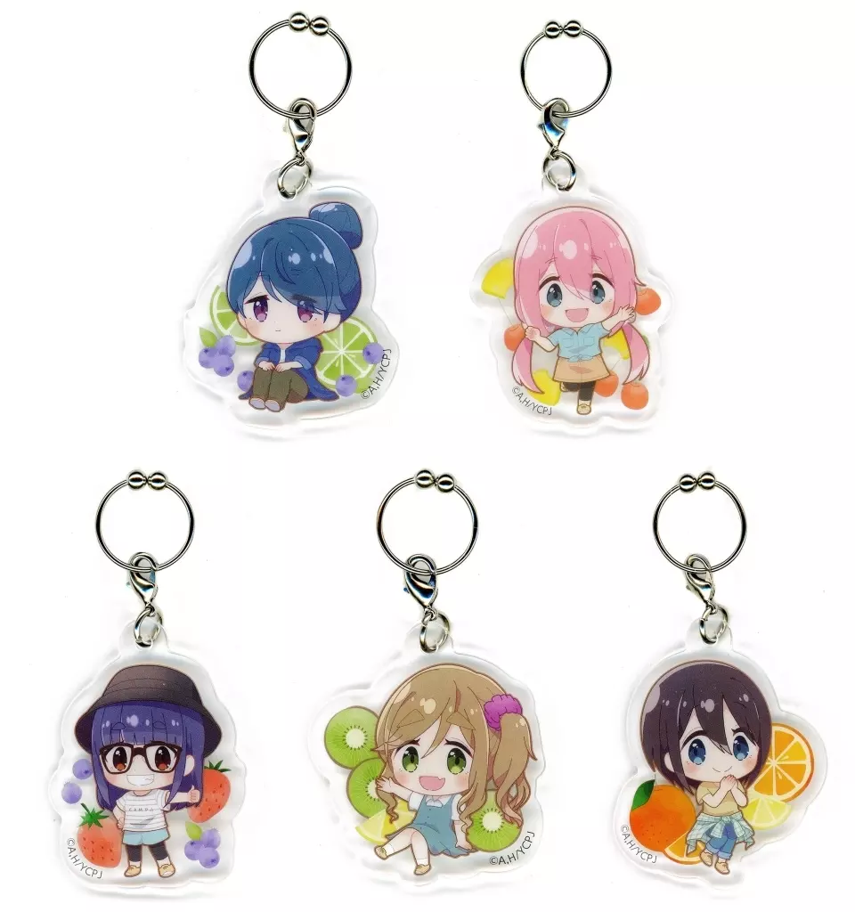 全5種セット グラスマーカー 「みんなのくじ ゆるキャン△ SEASON3」 E賞