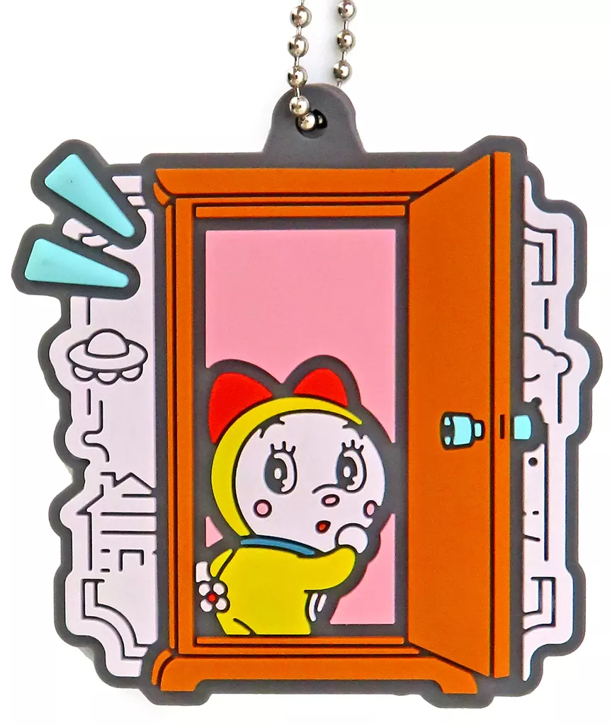 ドラミ/どこでもドア ひみつ道具 ラバーチャーム 「一番くじ ドラえもん～ひみつ道具がいっぱい～」 F賞