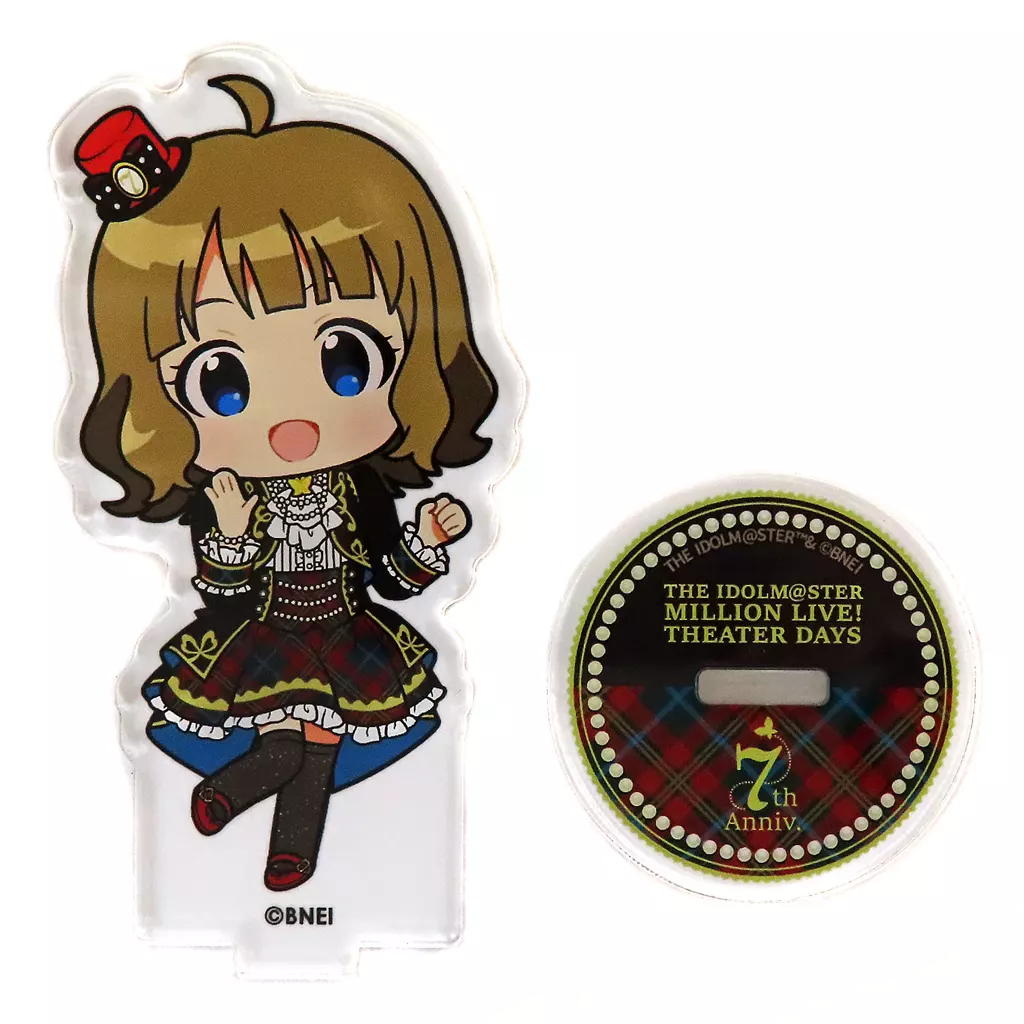 周防桃子 ちびキャラアクリルスタンド ブライテスト・ショーケースver. 「アイドルマスター ミリオンライブ! シアターデイズ 7th Anniversary in AKIHABARA ～秋葉原っぱフェスティバル～」