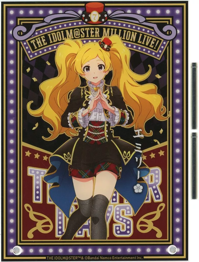 エミリー・スチュアート アクリルアート ブライテスト・ショーケースver. 「アイドルマスター ミリオンライブ! シアターデイズ 7th Anniversary in AKIHABARA ～秋葉原っぱフェスティバル～」