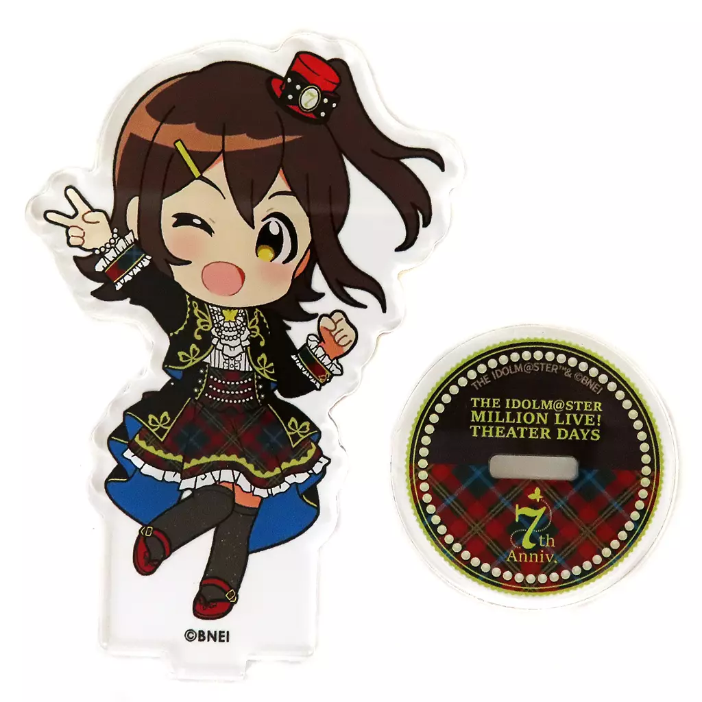 春日未来 ちびキャラアクリルスタンド ブライテスト・ショーケースver. 「アイドルマスター ミリオンライブ! シアターデイズ 7th Anniversary in AKIHABARA ～秋葉原っぱフェスティバル～」