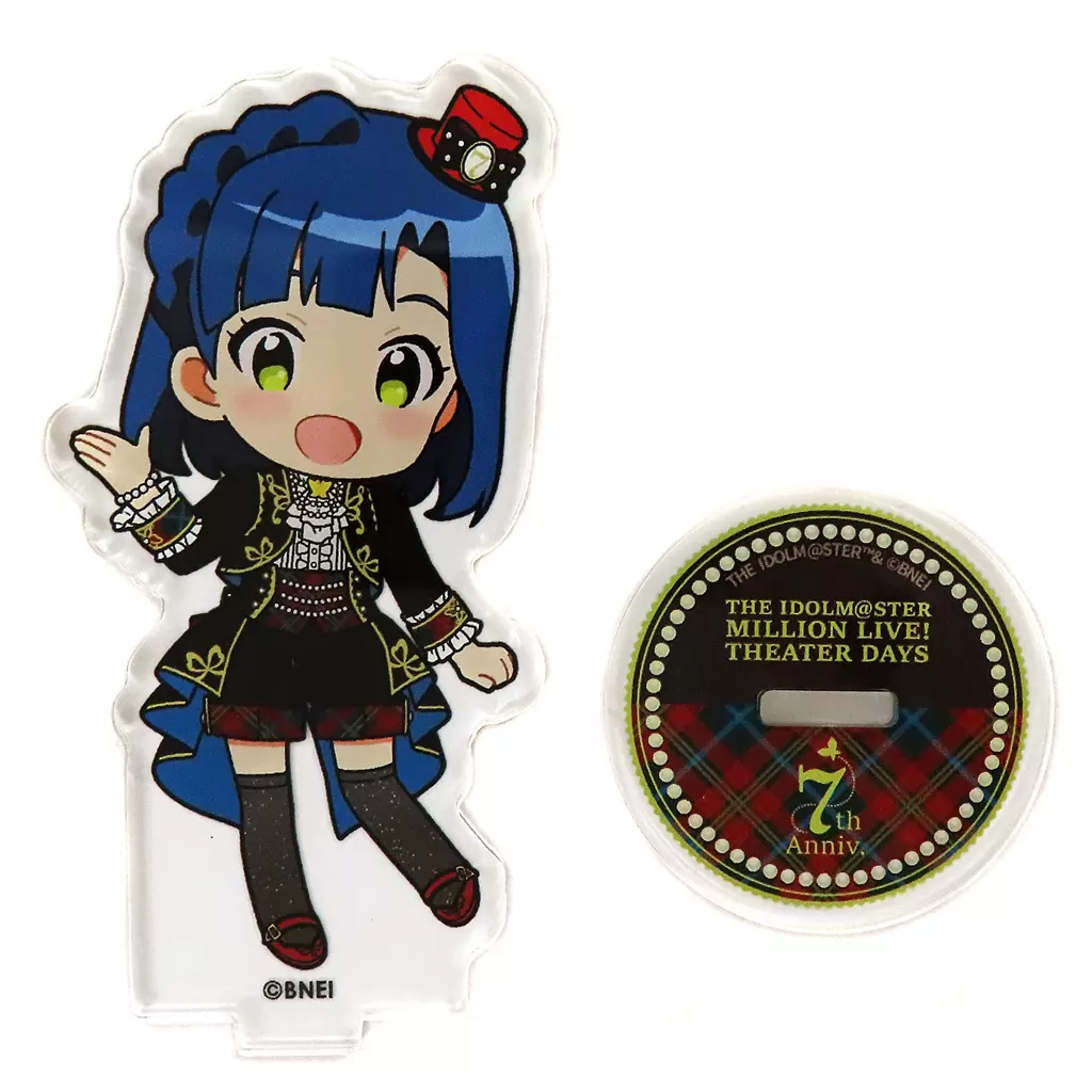 七尾百合子 ちびキャラアクリルスタンド ブライテスト・ショーケースver. 「アイドルマスター ミリオンライブ! シアターデイズ 7th Anniversary in AKIHABARA ～秋葉原っぱフェスティバル～」