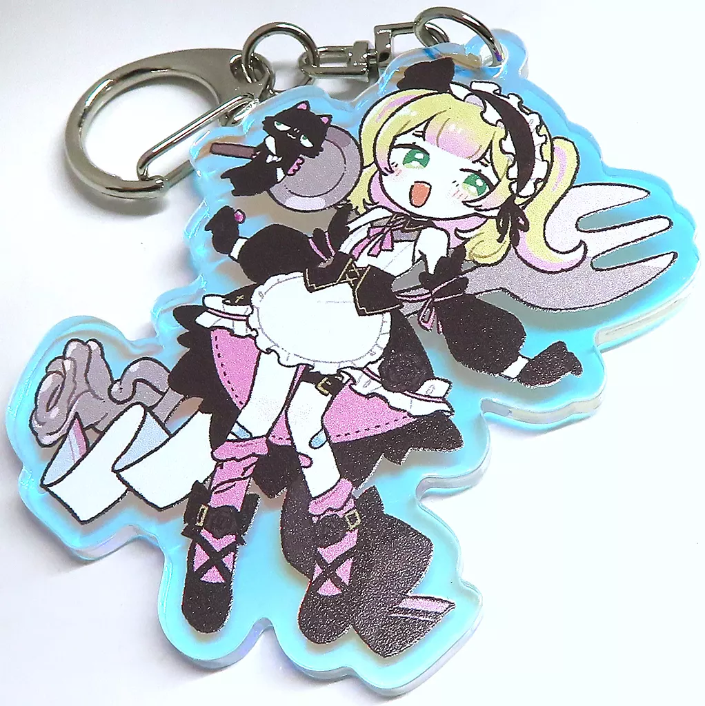 わからせちょろ ちょろオーロラアクキー 「バーチャルYouTuber 深層組 ノラちょろ」 C102グッズ