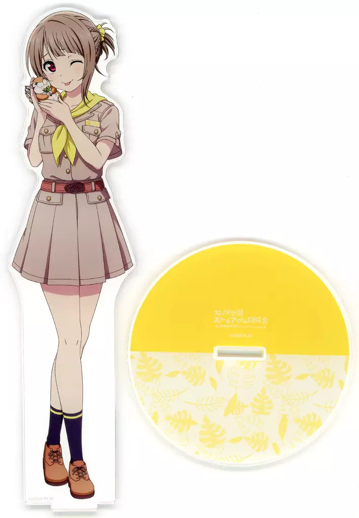 中須かすみ 描き下ろし サファリルックver. 特大アクリルスタンド 「ラブライブ!虹ヶ咲学園スクールアイドル同好会×東武動物公園」_image