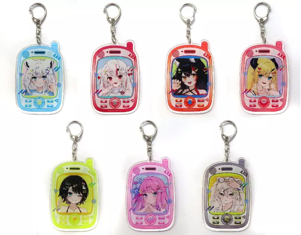 キーホルダー　全7種セット 「バーチャルYouTuber ホロライブ×ローソン アクリルキーホルダー」