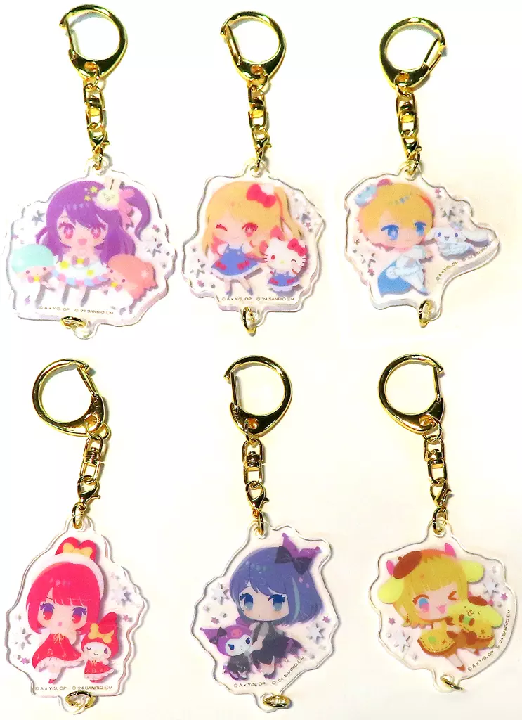 全6種セット 「【推しの子】×サンリオキャラクターズ 繋げるアクリル」