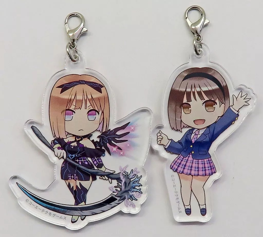 星崎愛央 アクリルミニキャラチャーム2種セット 「PS4/Switchソフト BLUE REFLECTION TIE/帝 スペシャルコレクションボックス」 同梱特典