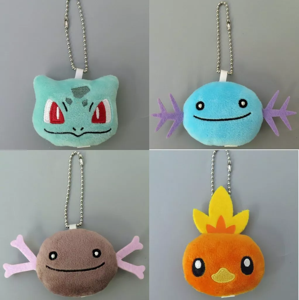 全4種セット ボールチェーン付きフェイスぬいぐるみvol.4 「ポケットモンスター」