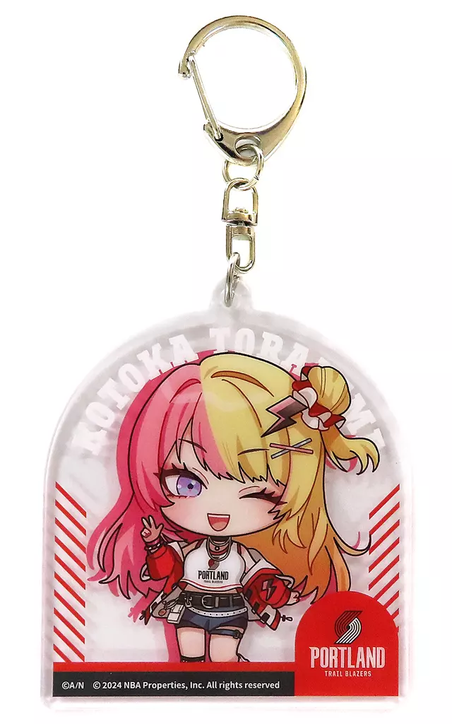 虎姫 コトカ(Portland Trail Blazers)  ちびキャラ 「楽天コレクション NBA×バーチャルYouTuber NIJISANJI EN/にじさんじ 第1弾 【Western】」 C-19賞