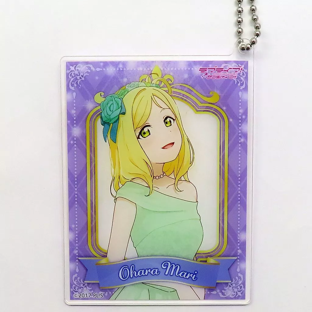 小原鞠莉 ドレスVer. アクリルカード 「くじ引き堂 ラブライブ!サンシャイン!! オンラインくじ Ver.LoveLive!Days5周年～Aqours～」 C-8賞