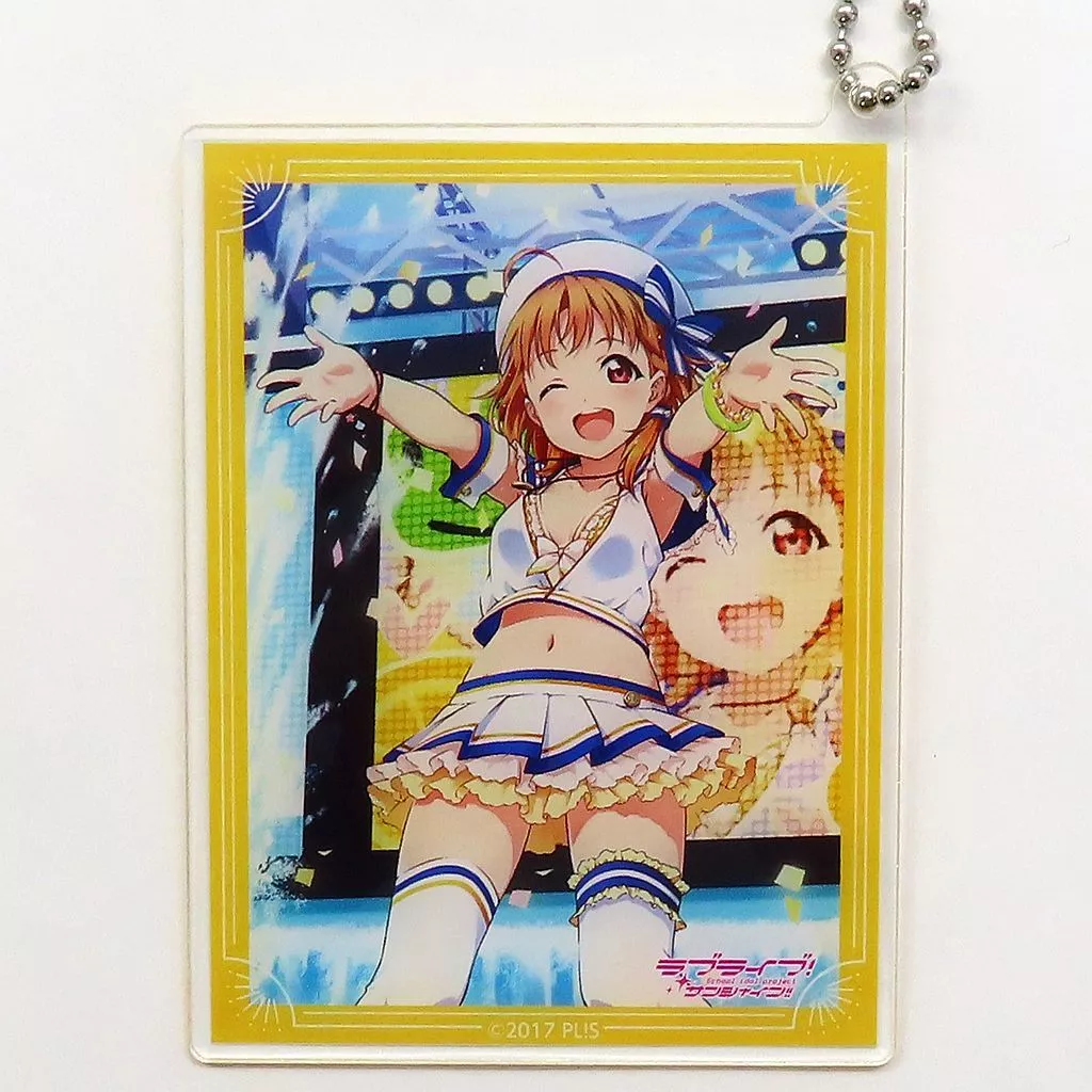 高海千歌 水着Ver. アクリルカード 「くじ引き堂 ラブライブ!サンシャイン!! オンラインくじ Ver.LoveLive!Days5周年～Aqours～」 C-10賞