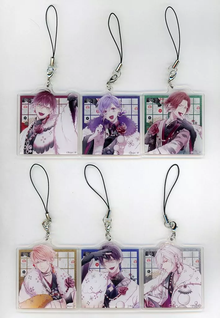 全6種セット アクリル 「DIABOLIK LOVERS 血華狂乱 くじ Type A」 C賞