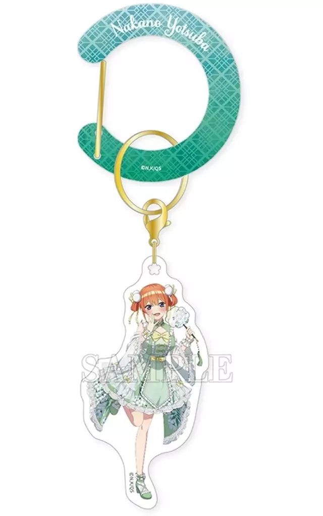 中野四葉 アクリルカラビナ 「五等分の花嫁∽」