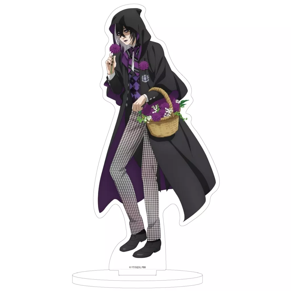 グレゴリー・バイオレット アクリルスタンド 「黒執事-寄宿学校編- TSUTAYA POP UP SHOP」（本体不備（中））_image