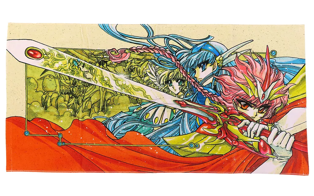 clamp展 魔法騎士レイアース ビジュアル バスタオル ビジュアルバスタオル／魔法騎士レイアース | CLAMP展 グッズ情報