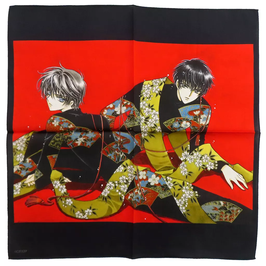 CLAMP展 名古屋 プリンスホテル メインビジュアル　プリントハンカチ CLAMP展 名古屋 プリンスホテル メインビジュアル プリントハンカチ