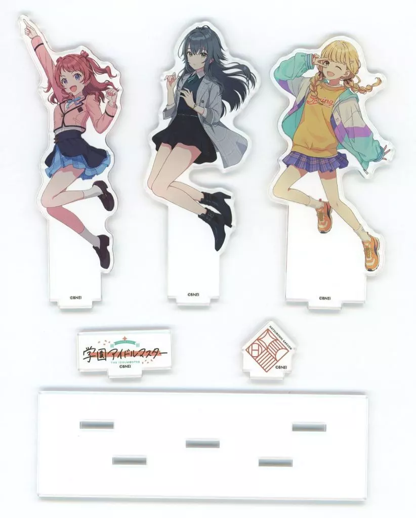 花海咲季＆月村手毬＆藤田ことね アクリルジオラマ 「学園アイドルマスター」 アイドルマスター オフィシャルショップ限定