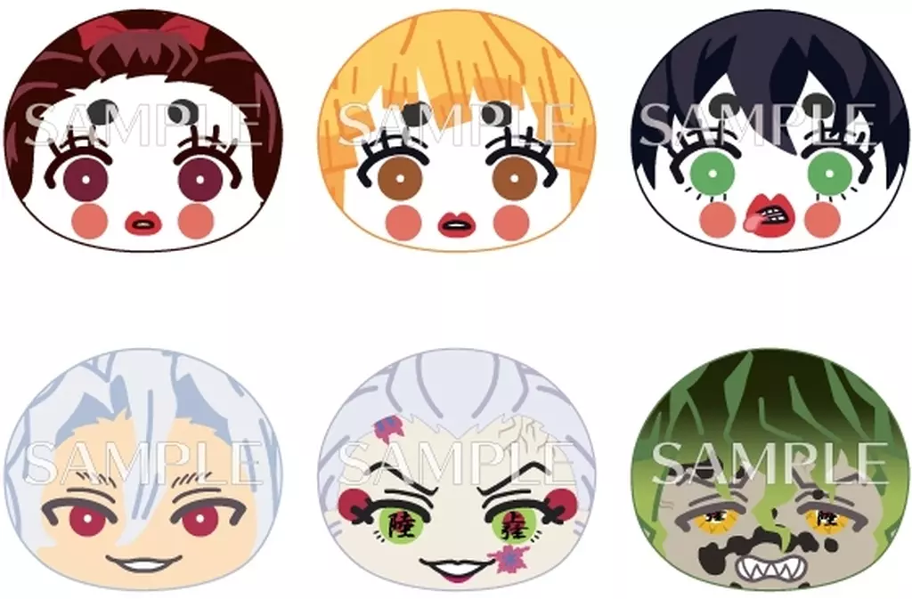 全6種セット 「鬼滅の刃 おまんじゅうにぎにぎマスコット5」