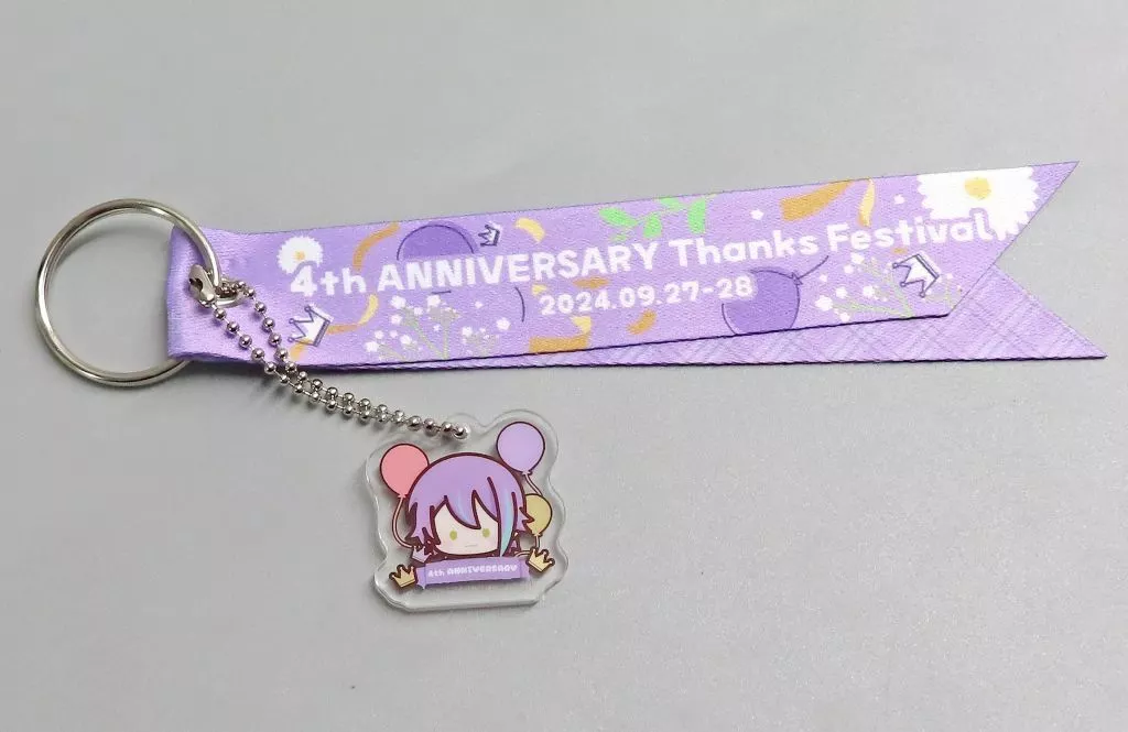 神代類 チャーム付きリボン 「プロジェクトセカイ カラフルステージ! feat. 初音ミク 4th Anniversary 感謝祭」