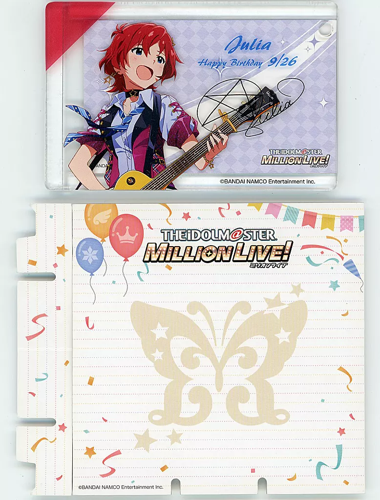 ジュリア バースデーアクリルプレート 「アイドルマスター ミリオンライブ!」