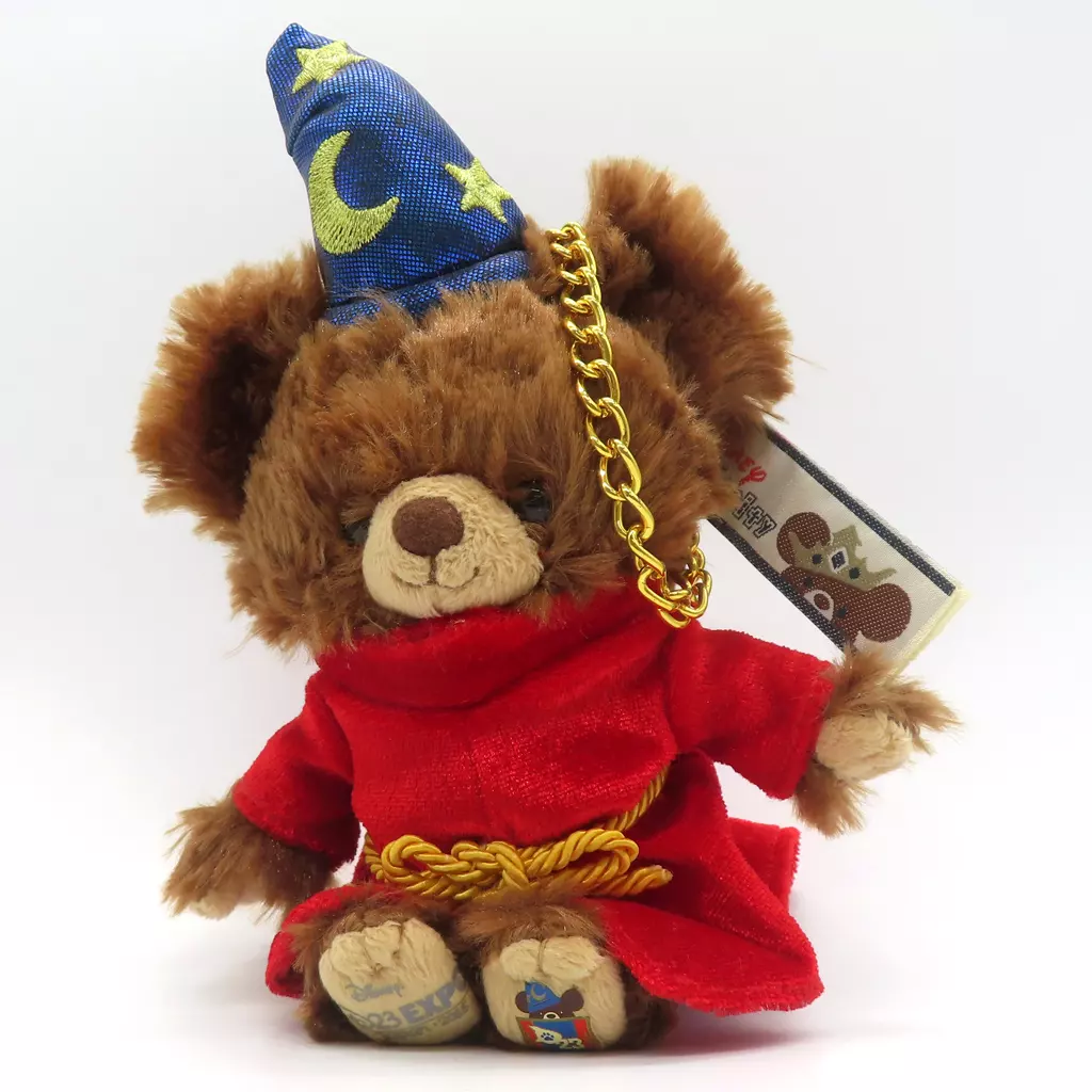 モカ(D23 Expo Japan 2015/ファンタジア) バッジ付きキーチェーン 「UniBEARsity」 ディズニーストア＆ディズニーリゾート限定