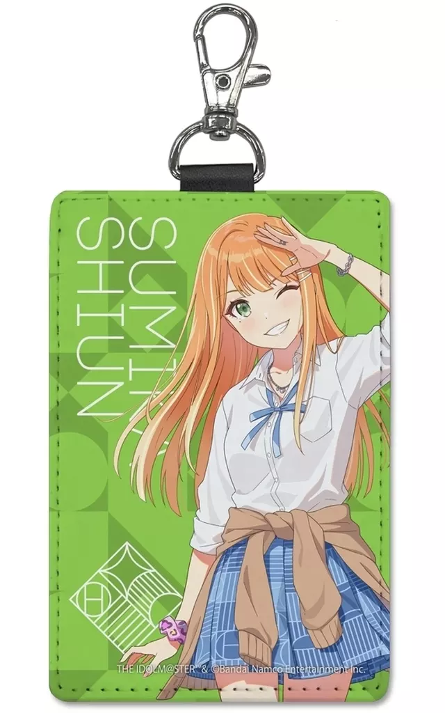 紫雲清夏 パスケース(ナスカン付き) 「学園アイドルマスター」