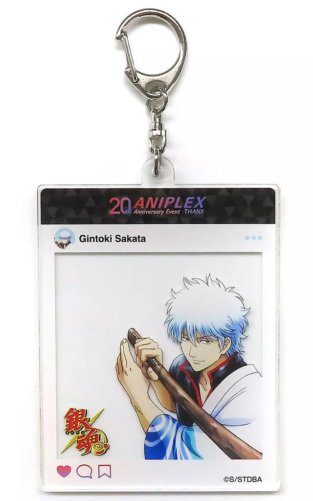 坂田銀時 アニプレックス20周年記念 SNS風アクリル 「銀魂」 ANIPLEX 20th Anniversary Event -THANX-グッズ