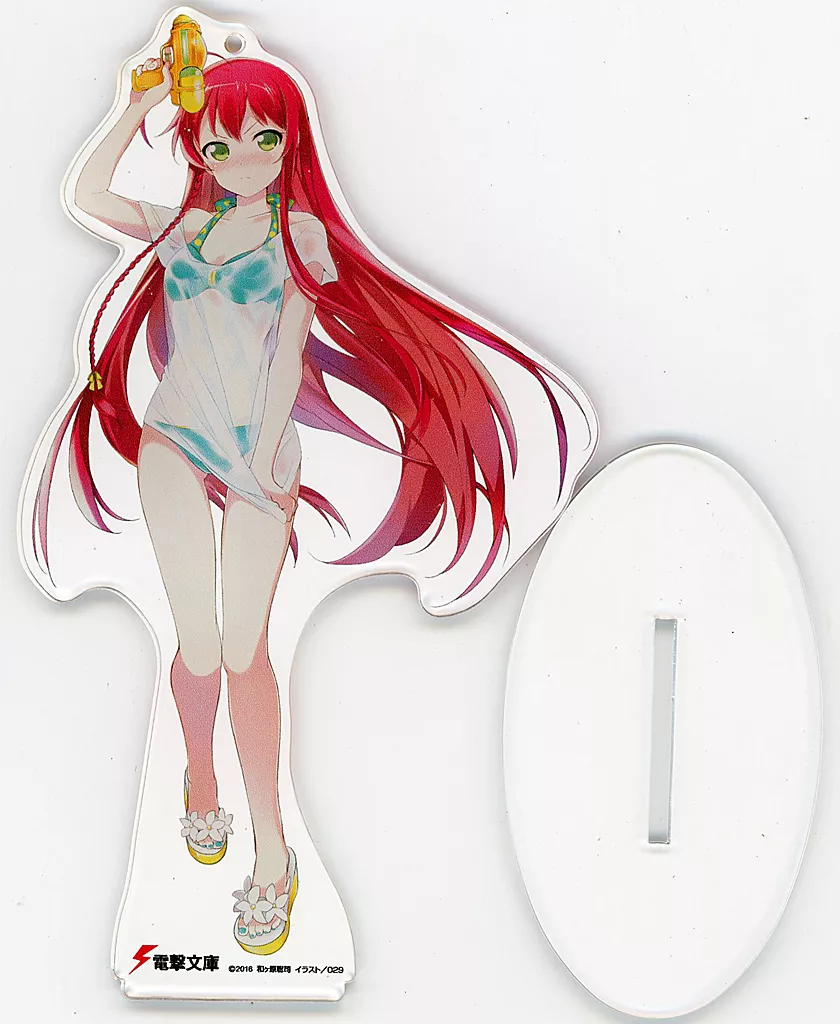 遊佐恵美 アクリルマスコット 「はたらく魔王さま!」 電撃文庫 超感謝祭フェア2016記念 電撃文庫 秋の祭典2016グッズ