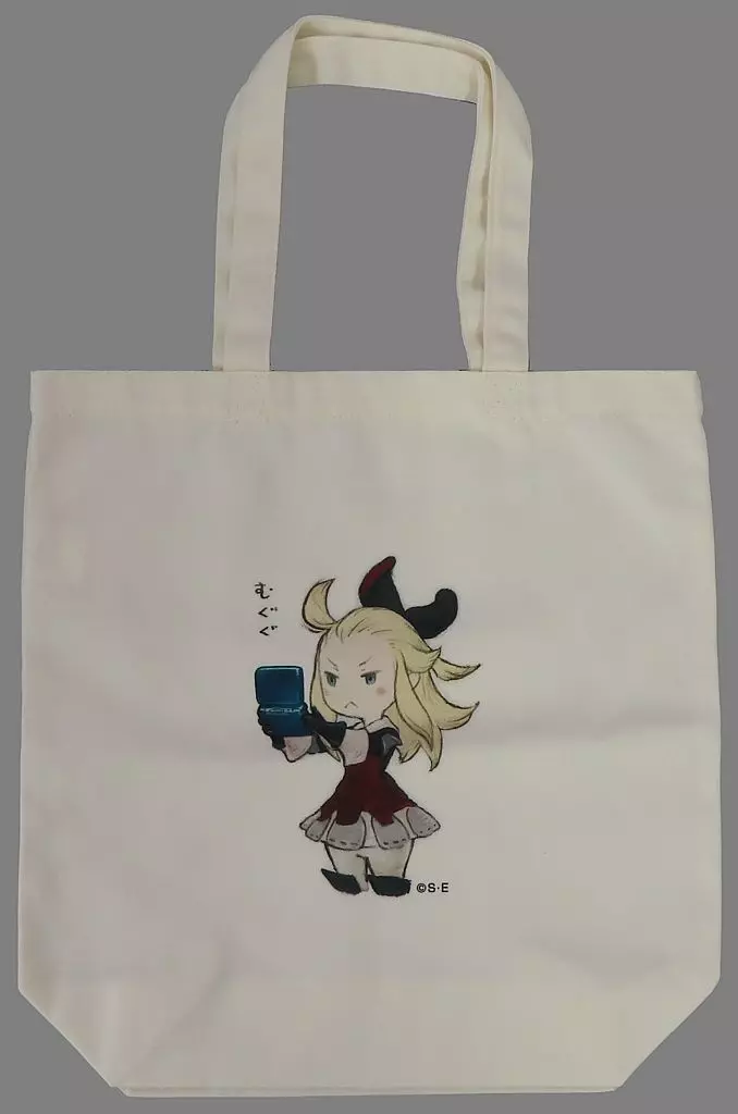 【希少】ブレイブリーデフォルト　イデア　むぐぐ　トートバッグ 駿河屋 -<中古>イデアむぐぐトートバッグ 「ブレイブリーデフォルト