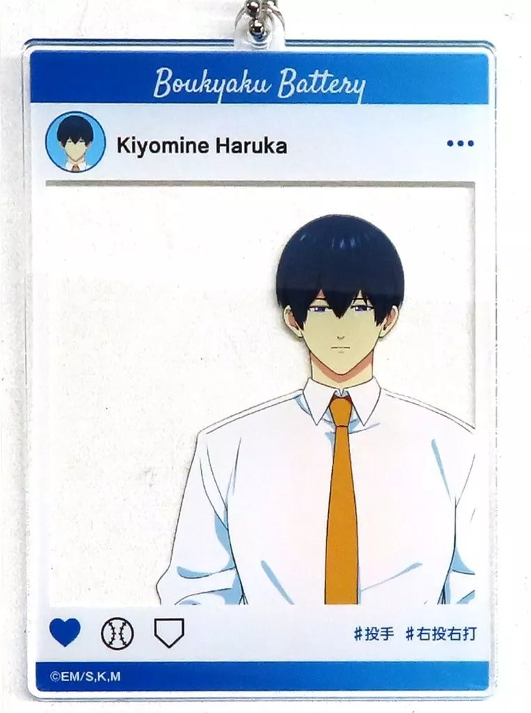 清峰葉流火(等身) 「忘却バッテリー トレーディングSNSフレームアクリル お座りver.」