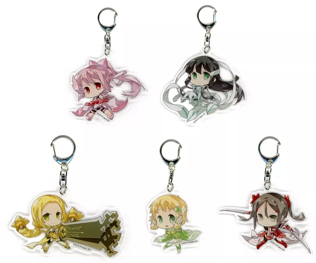 集合(戦闘Ver.) アクリル5種セット 「結城友奈は勇者である-勇者の章-」 C93グッズ