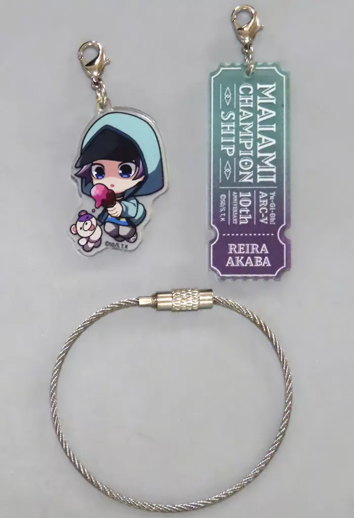 赤馬零羅 「遊☆戯☆王ARC-V×コラボカフェ本舗BLANC 10th Anniversary Cafe チケット風アクリルA」