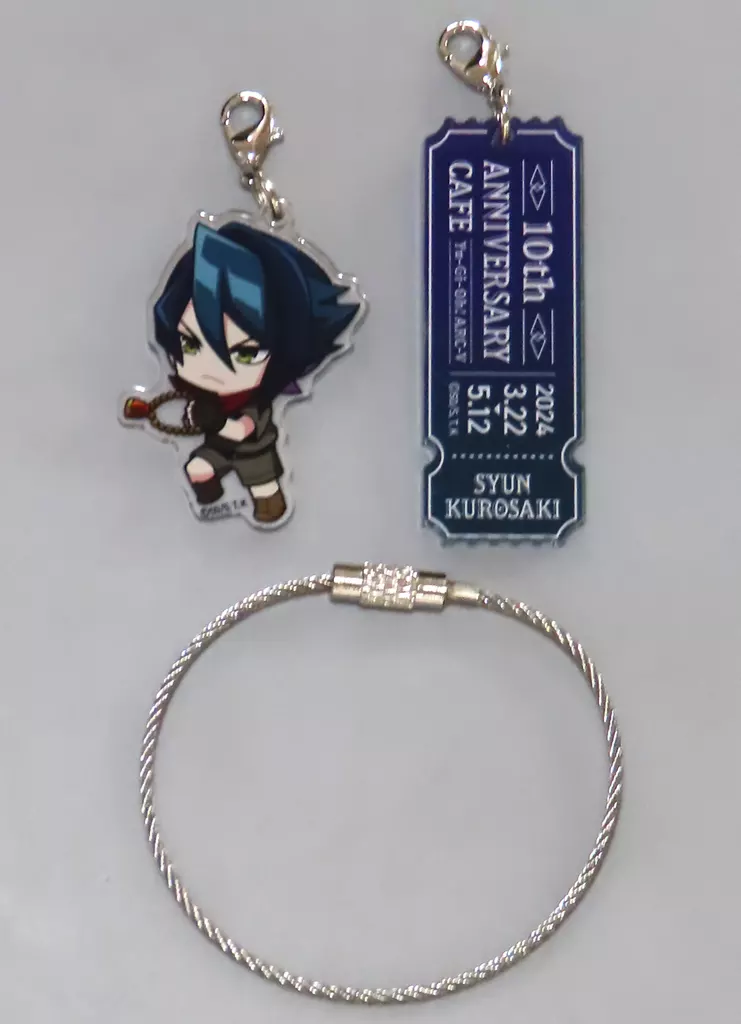 黒咲隼(デュエル衣装) 「遊☆戯☆王ARC-V×コラボカフェ本舗BLANC 10th Anniversary Cafe チケット風アクリルB」