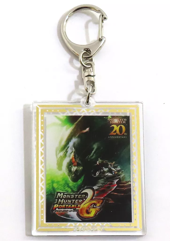 モンスターハンターポータブル 2nd G 歴代パッケージアクリル 「モンスターハンター20周年 『大狩猟展』」