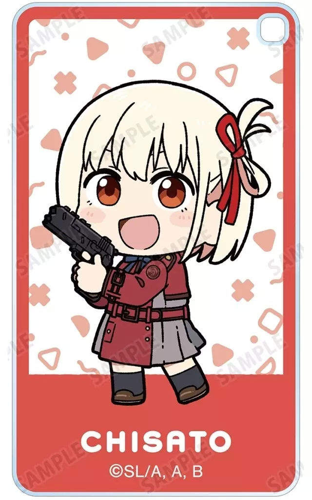 錦木千束A 「リコリス・リコイル  描き起こし Art by 荒* ちびキャラ トレーディングスクエアアクリル」