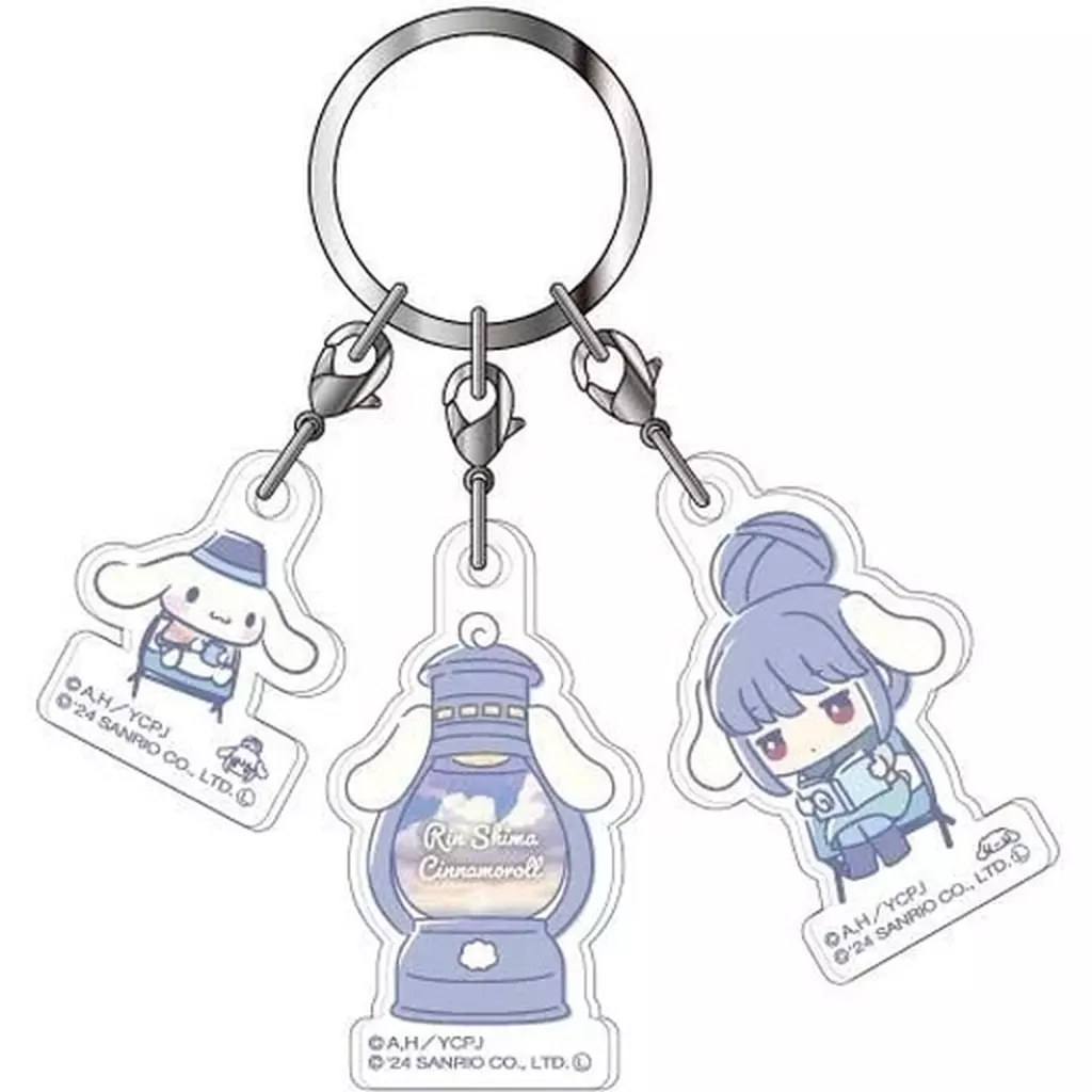 志摩リン×シナモロール 3連アクリル 「ゆるキャン△ SEASON３×サンリオキャラクターズ」