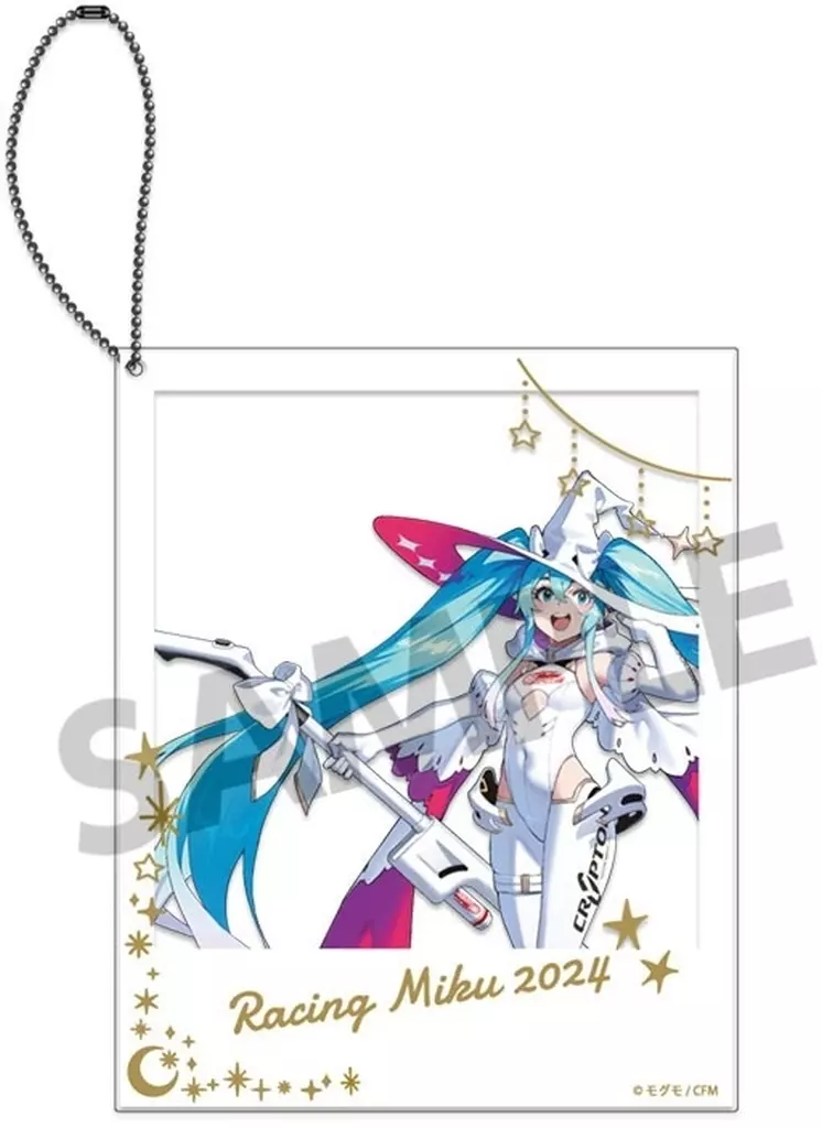 レーシングミク 2024 キービジュアル1 Ver. ポラロイド風アクリル 「初音ミク GTプロジェクト」
