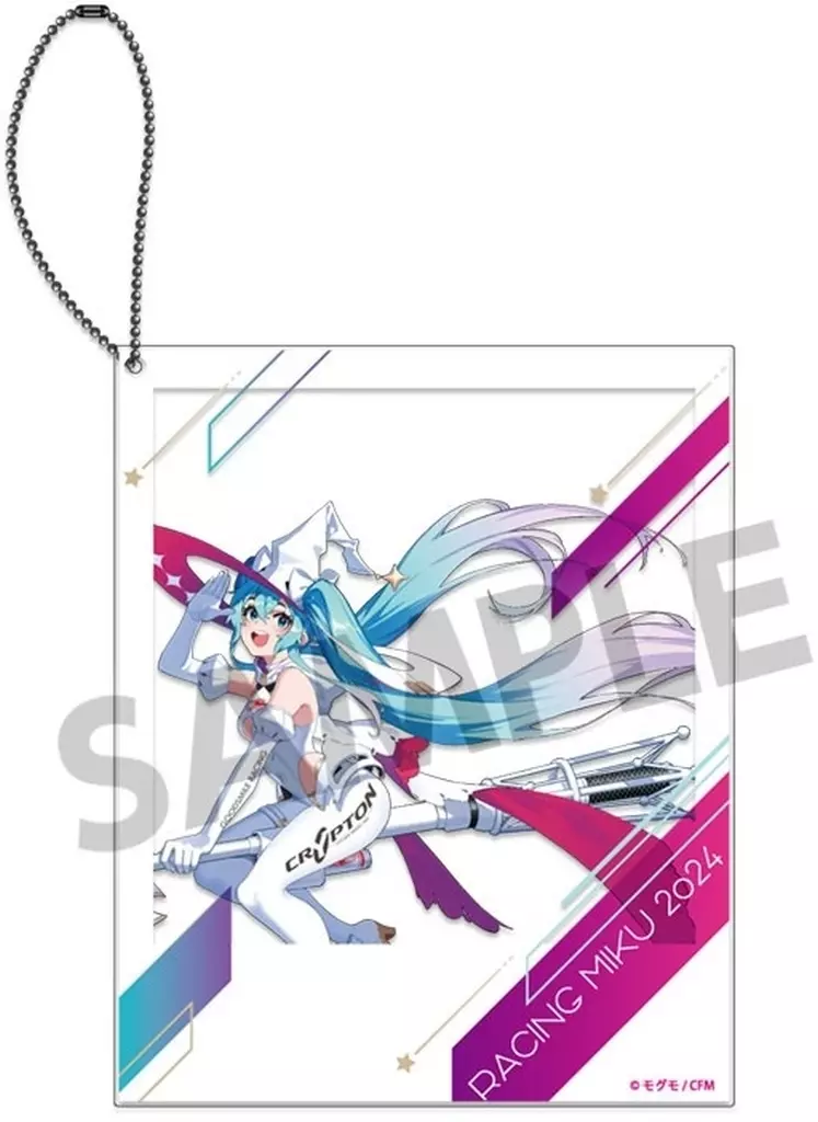 レーシングミク 2024 キービジュアル2 Ver. ポラロイド風アクリル 「初音ミク GTプロジェクト」