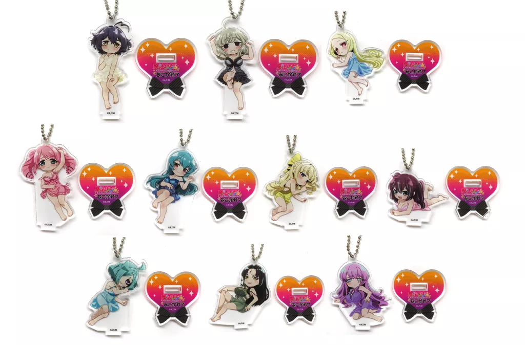 全10種セット 「魔法少女にあこがれて POP UP SHOP トレーディングアクリル ネグリジェver.」