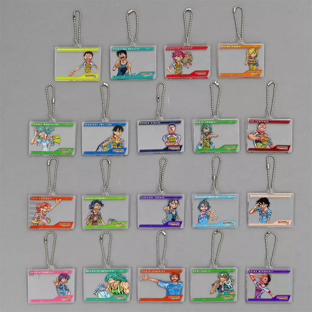 全19種セット SNS風カード 「連載15周年突破記念 超!弱虫ペダル展 名古屋ステージ 開催記念 1000円くじ」 3等 アクリル賞