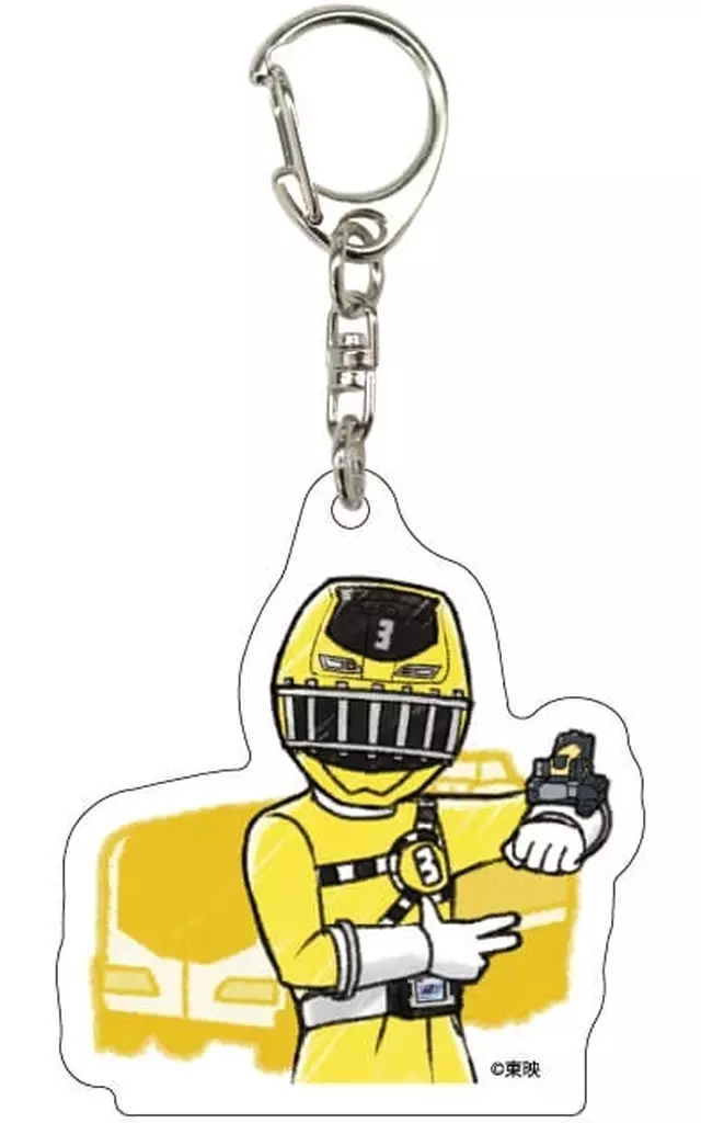 トッキュウ3号 「アクリルキーホルダー 烈車戦隊トッキュウジャー 01.グラフアートイラスト」