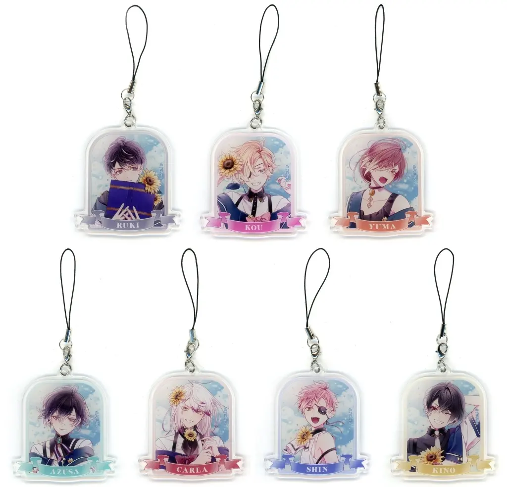 全7種セット アクリル 「DIABOLIK LOVERS MILLENNIUM SUMMER くじ Type B」 C賞