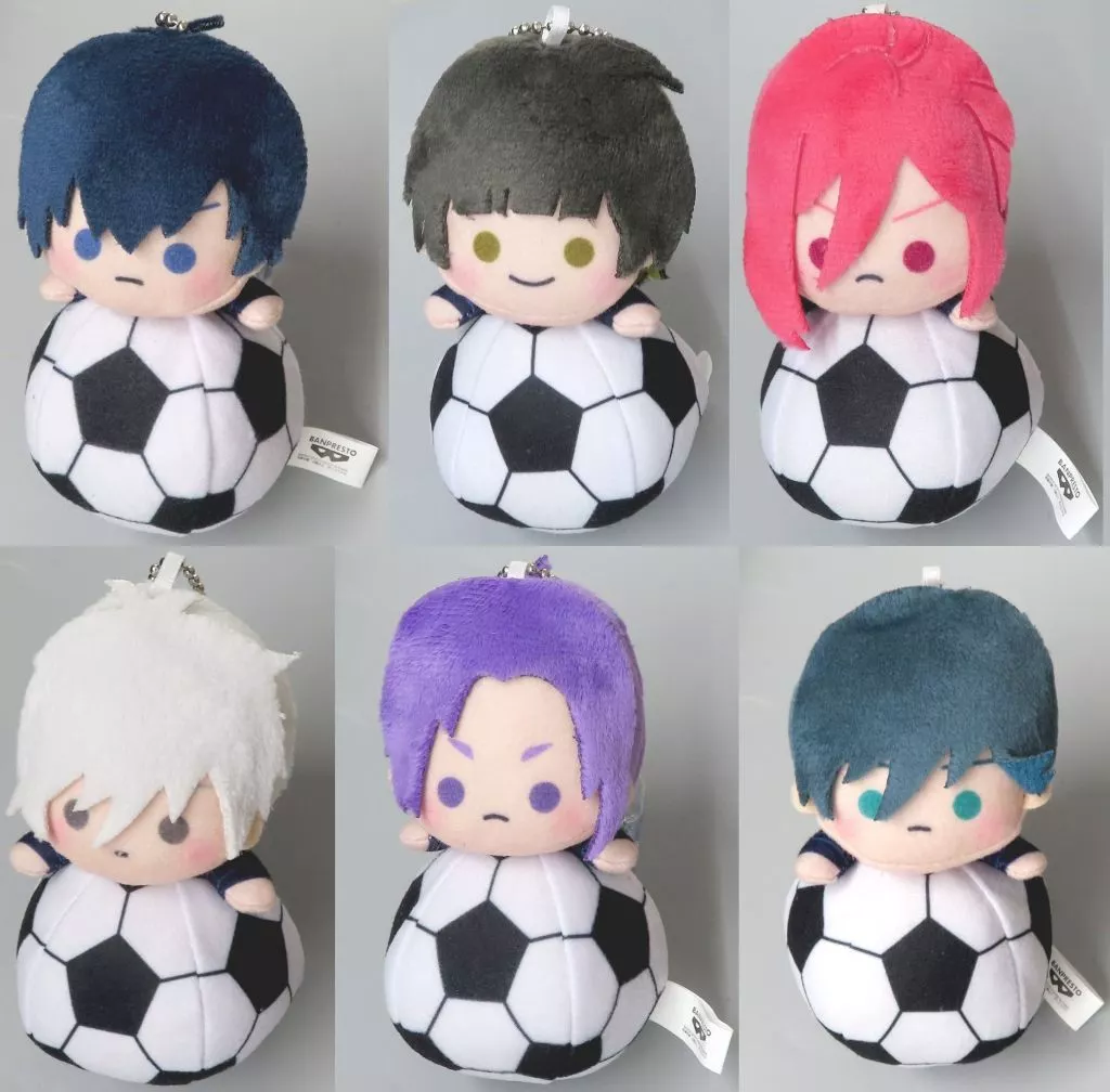 全6種セット ぬいぐるみマスコット 「ブルーロック」