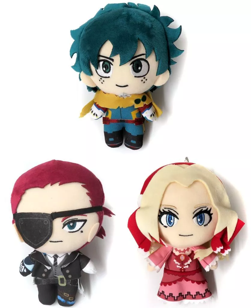 全3種セット ぬいぐるみマスコット vol.1 「僕のヒーローアカデミア THE MOVIE ユアネクスト」