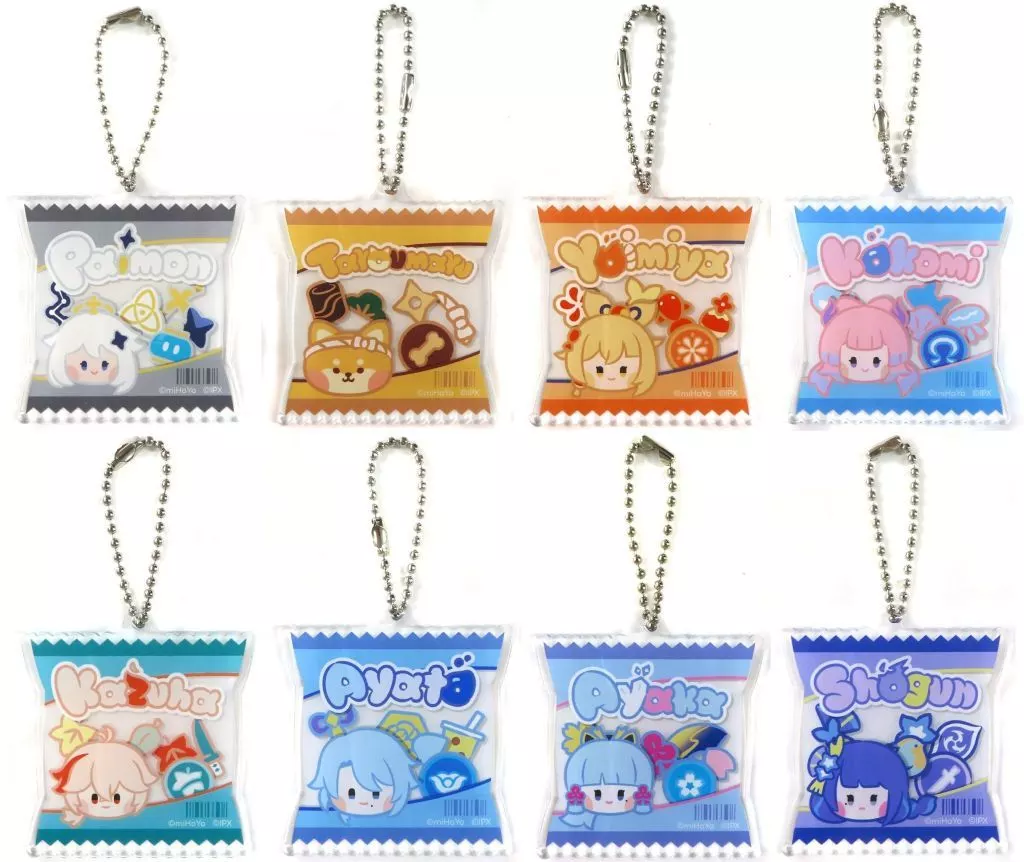 全8種セット 「原神minini×ローソン アクリル」