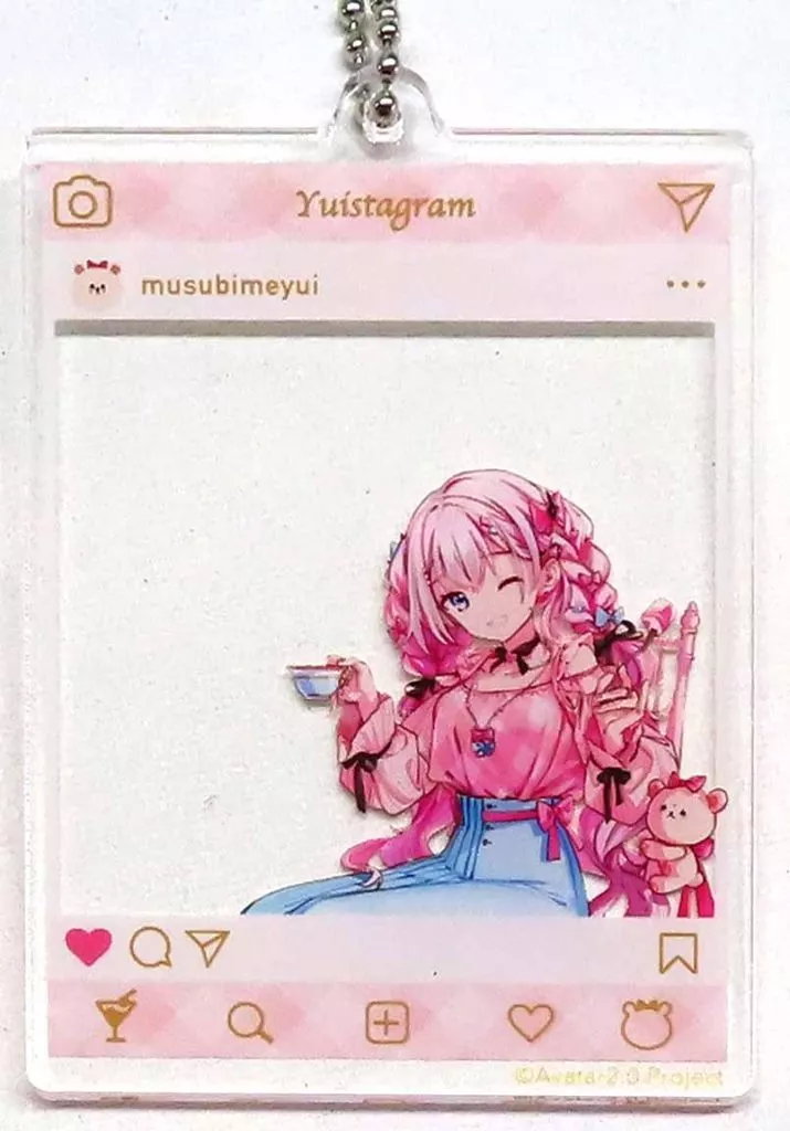 結目ユイ SNS風アクリル 「バーチャルYouTuber AVATAR2.0プロジェクト 結目ユイ 誕生日記念2023」