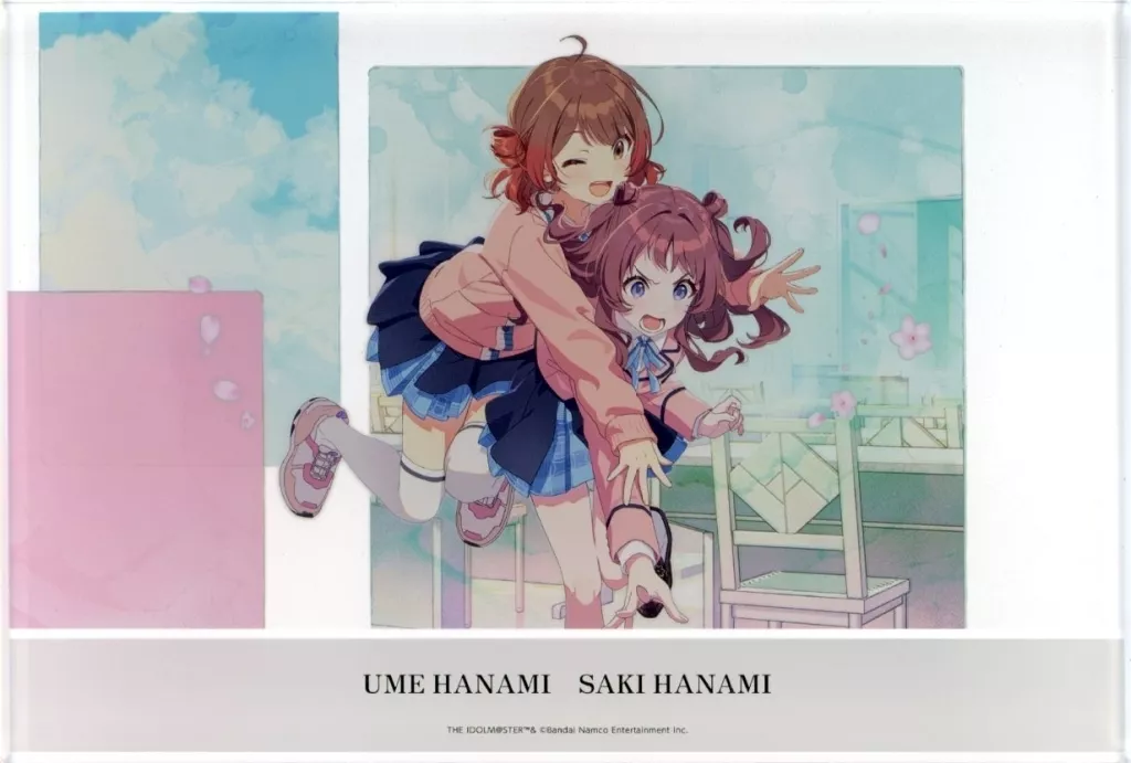 花海咲季＆佑芽(体当たりのラブコール) アイドルフォトパネル 「学園アイドルマスター」 アイドルマスター オフィシャルショップ限定