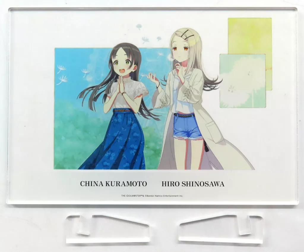 倉本千奈＆篠澤広(ふわふわでワクワク) アイドルフォトパネル 「学園アイドルマスター」 アイドルマスター オフィシャルショップ限定