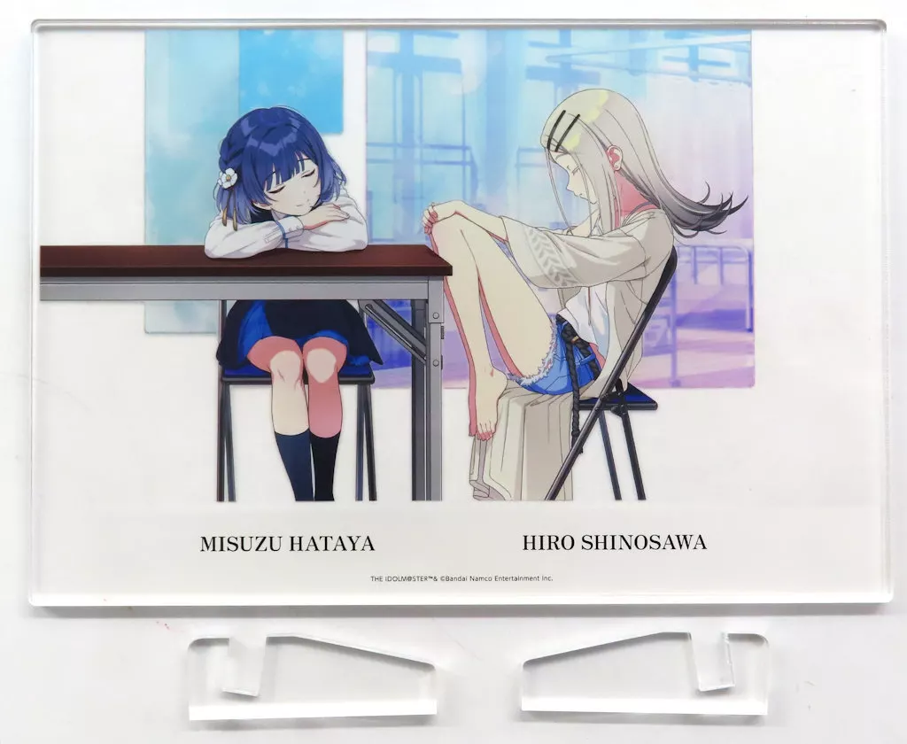 秦谷美鈴＆篠澤広(マイペース、マイライフ) アイドルフォトパネル 「学園アイドルマスター」 アイドルマスター オフィシャルショップ限定（台座・スタンドパーツ欠品）