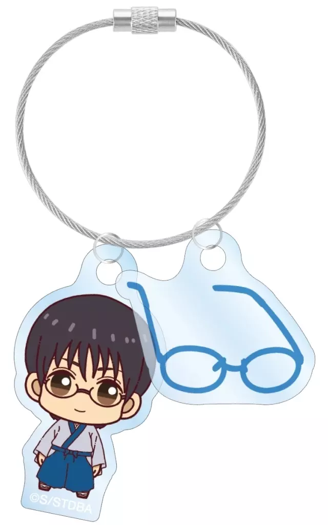 志村新八 ちょこんと! 2連ワイヤーアクリル 「銀魂」
